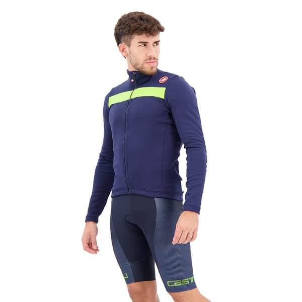 Castelli Pitkähihainen Jersey Puro 3 Fz Sininen M Mies
