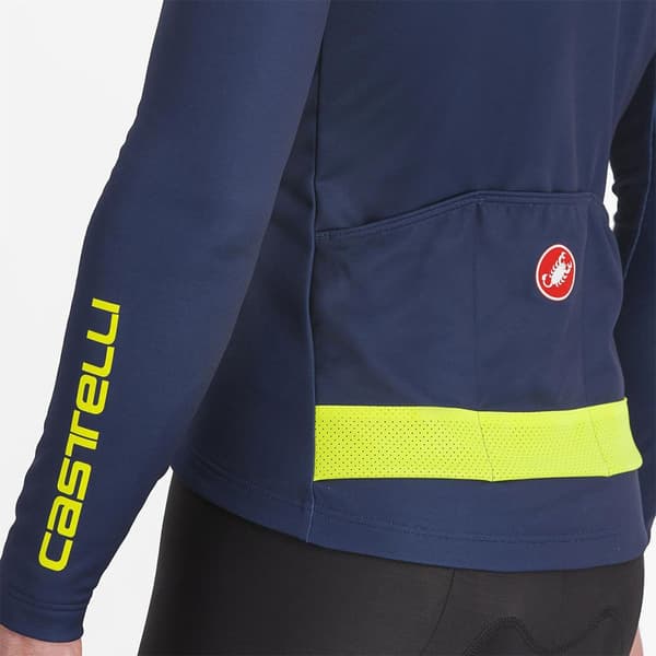 Castelli Pitkähihainen Jersey Puro 3 Fz Sininen M Mies