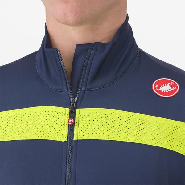 Castelli Pitkähihainen Jersey Puro 3 Fz Sininen M Mies