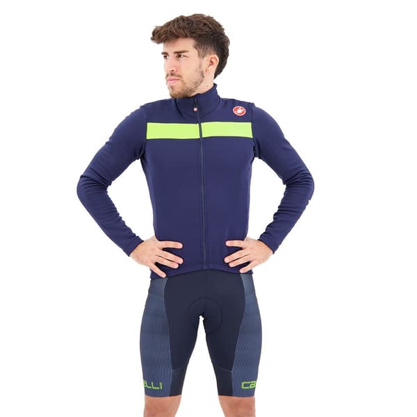 Castelli Pitkähihainen Jersey Puro 3 Fz Sininen M Mies