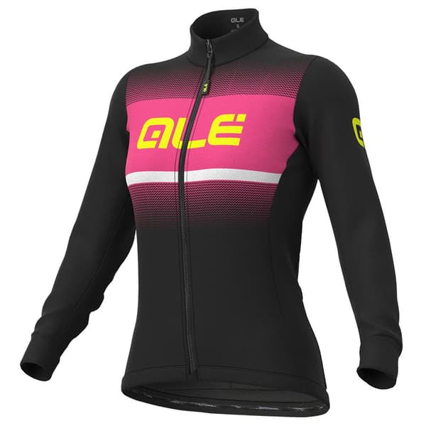Ale Pitkähihainen Jersey Solid Blend Musta L Nainen