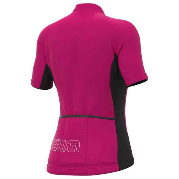 Ale Kortärmad Tröja Solid Color Block Rosa S Kvinna