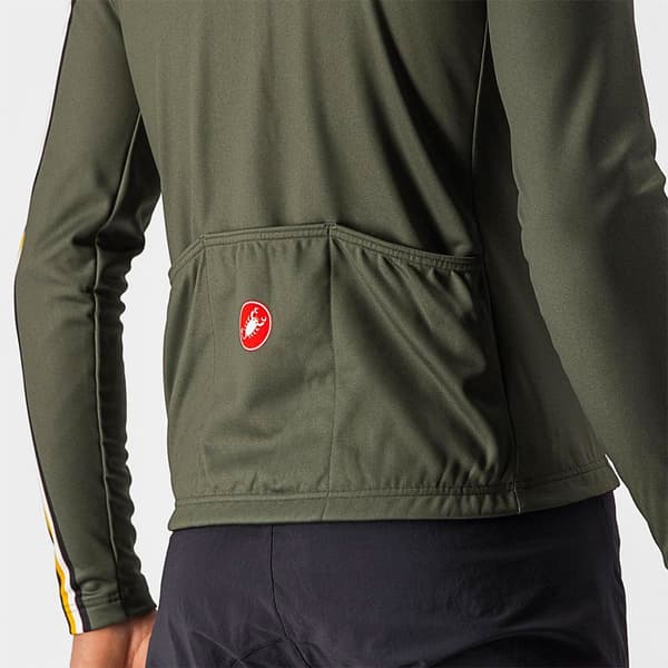 Castelli Langærmet Trøje Unlimited Thermal Grøn L Mand