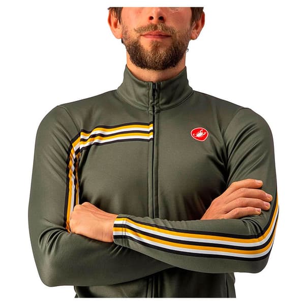 Castelli Langærmet Trøje Unlimited Thermal Grøn L Mand