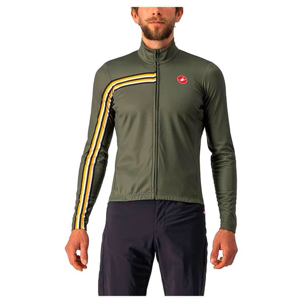 Castelli Langærmet Trøje Unlimited Thermal Grøn L Mand