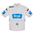Miniatyrbillede 2 af 2: Santini Bedste Unge Rytter Tour De France Official 2023 Kort Ærme Jersey Hvid 7 Years Dreng