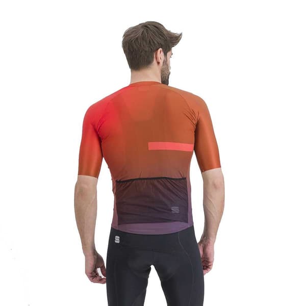 Sportful Kortärmad Tröja Bomber Röd,Orange XL Man
