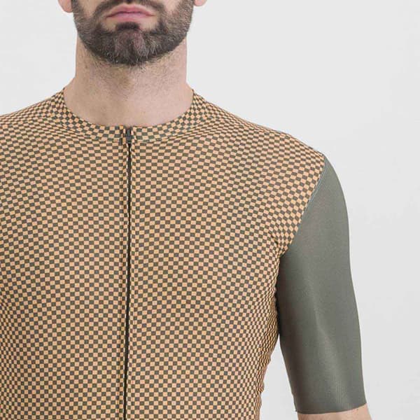 Sportful Kortärmad Tröja Checkmate Grönt XL Man