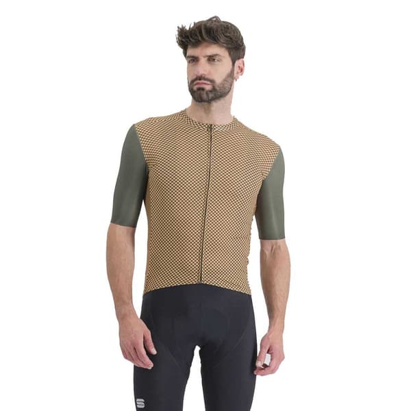 Sportful Kortärmad Tröja Checkmate Grönt XL Man