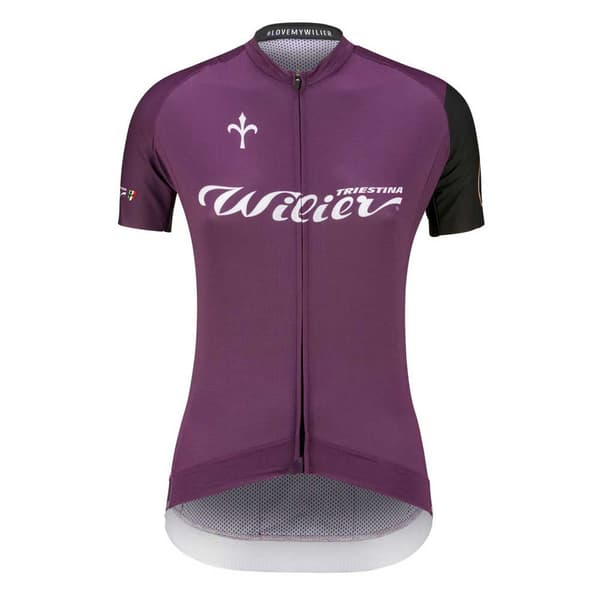 Wilier Kortærmet Trøje Cycling Club Lilla M Kvinde
