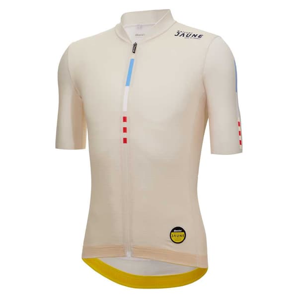 Santini Kortärmad Tröja Mj Mont Ventoux Beige M Man
