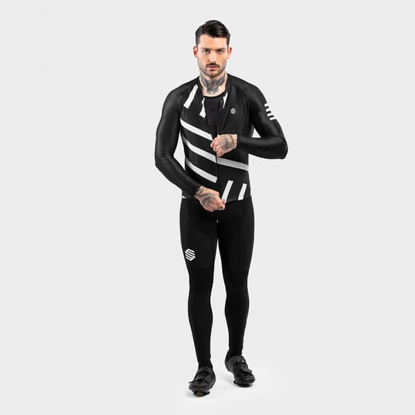 Siroko Pitkähihainen Jersey M2 Leader Musta 2XL Mies