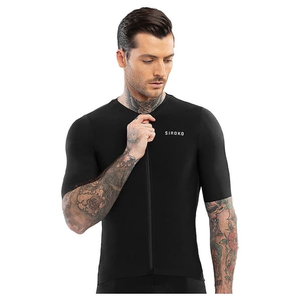 Siroko Kortærmet Jersey Srx Pro High Tech Sort M Mand