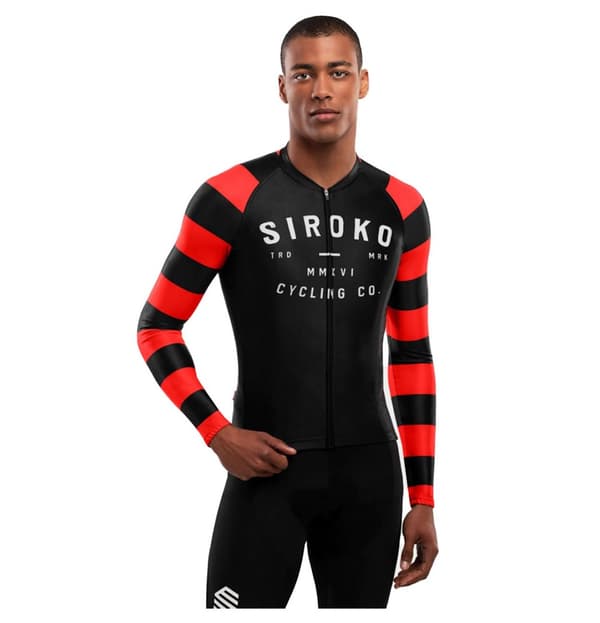 Siroko Langærmet Trøje M2 Rider Sort S Mand