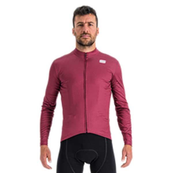 Sportful Langærmet Trøje Checkmate Thermal Rosa M Mand