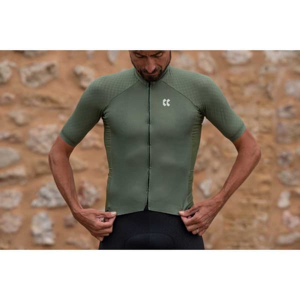 Kalas Kortærmet Trøje Passion Z3 Carbon Grøn 3XL Mand