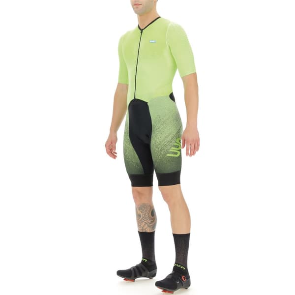 Uyn Kortärmad Racedress Integrated Grönt S Man