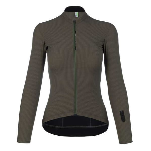 Q36.5 Langærmet Trøje L1 Pinstripe X Grøn S Kvinde