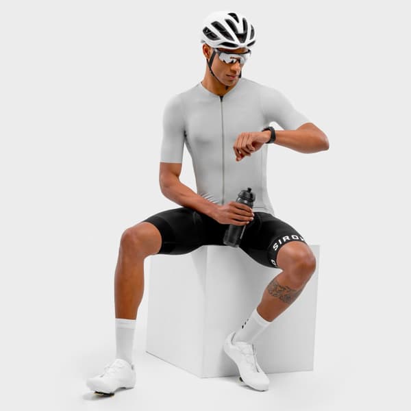 Siroko Lyhythihainen Jersey Srx Pro Climb Harmaa M Mies