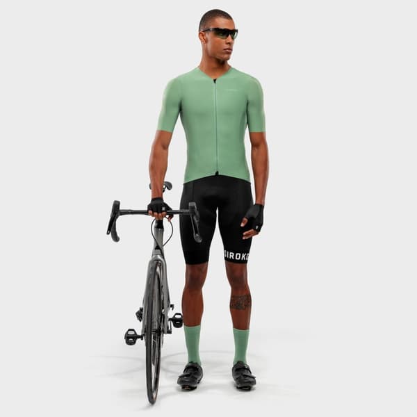 Siroko Lyhythihainen Jersey Srx Pro Stage Vihreä M Mies