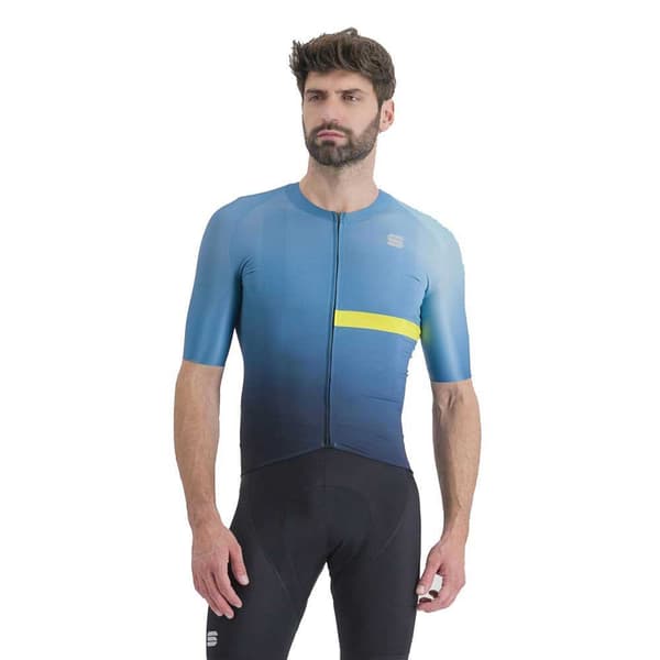Sportful Kortärmad Tröja Bomber Blå M Man