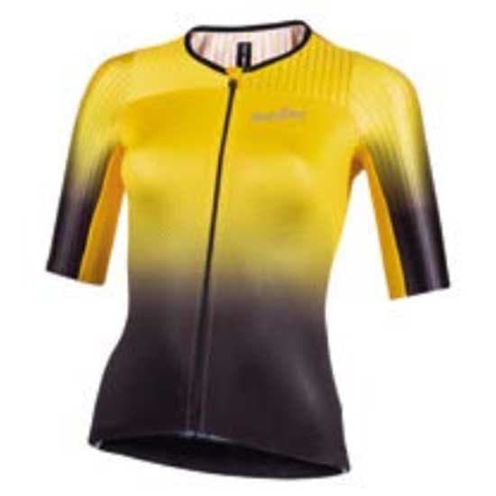 Nalini Kortærmet Jersey New Ergo Fit Gul S Kvinde