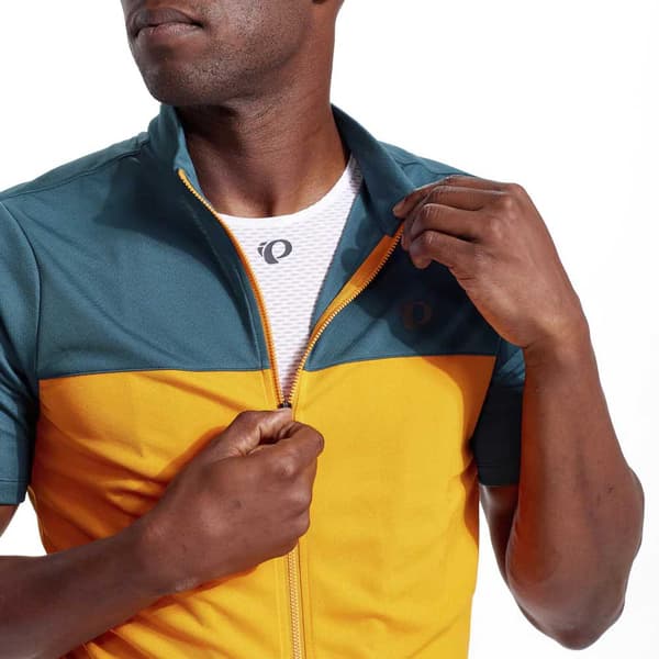 Pearl Izumi Kortærmet Trøje Quest Gul,Blå XL Mand