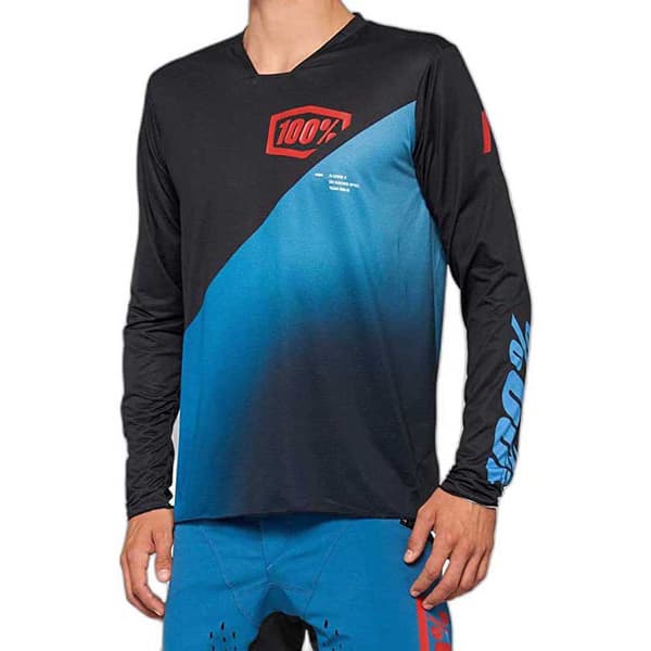 100percent Pitkähihainen Jersey R-core X Sininen L Mies