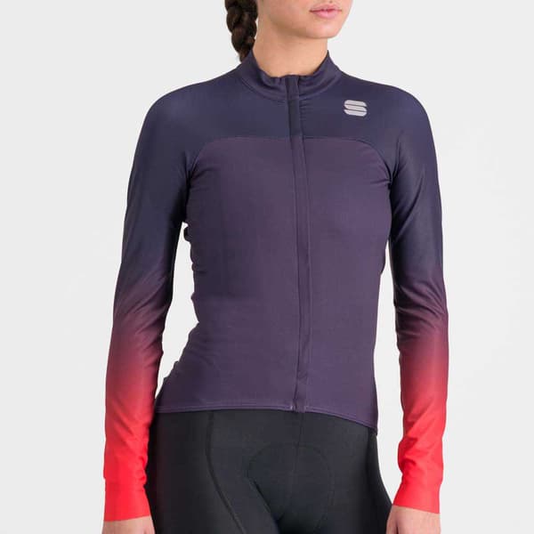 Sportful Langærmet Trøje Bodyfit Pro Thermal Lilla S Kvinde