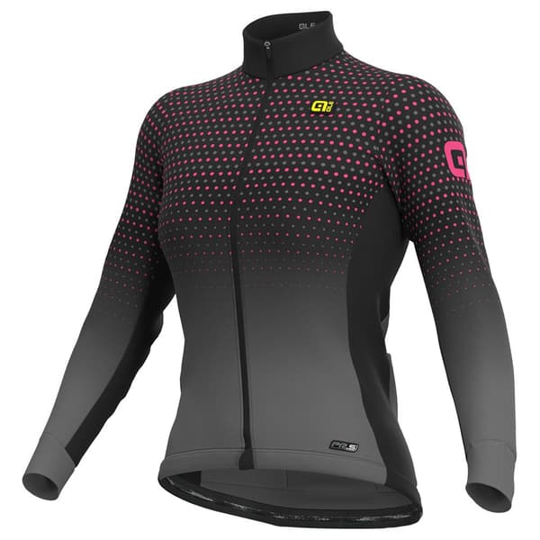 Ale Pitkähihainen Jersey Pr-s Bullet Micro Musta,Pinkki S Nainen