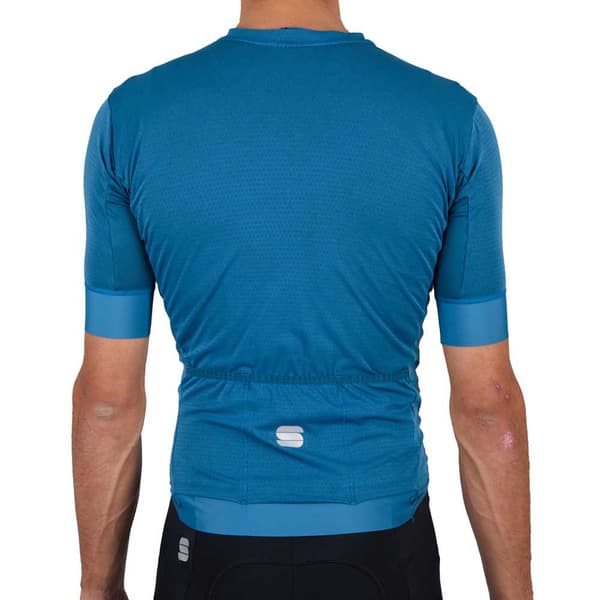 Sportful Kortærmet Jersey Monocrom Blå XL Mand
