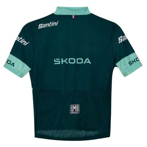 Santini Officiel Bedste Sprinter Tour De France 2023 Kort Ærme Jersey Grøn 5 Years Dreng