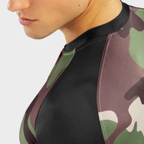 Siroko Langærmet Trøje Gm2 Camouflage Grøn M Mand