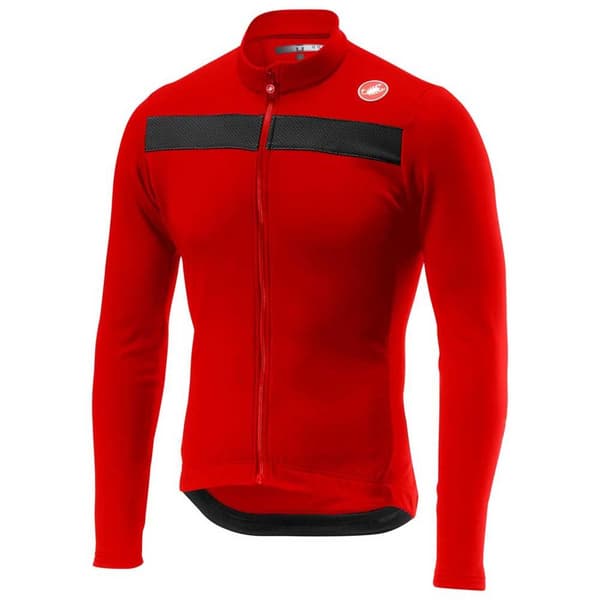 Castelli Langærmet Trøje Puro 3 Rød S Mand