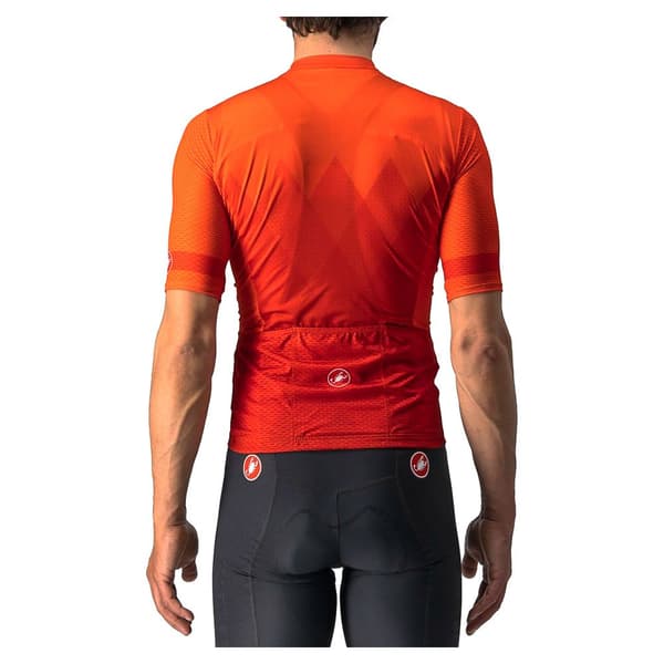 Castelli Lyhythihainen Jersey A Tutta Oranssi L Mies