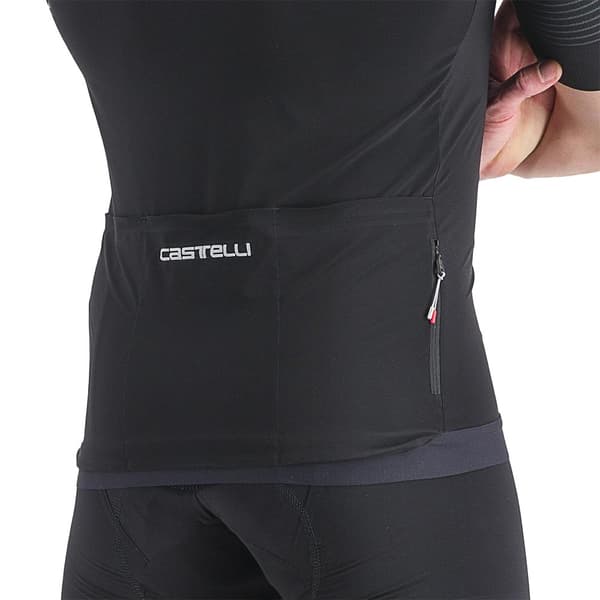 Castelli Kortärmad Tröja Premio Svart XL Man