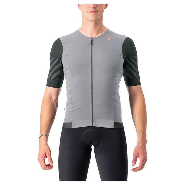 Castelli Lyhythihainen Jersey Premio Harmaa XL Mies