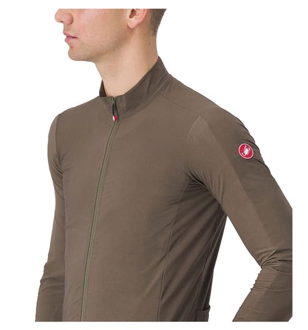 Castelli Langærmet Trøje Flight Air Brun L Mand