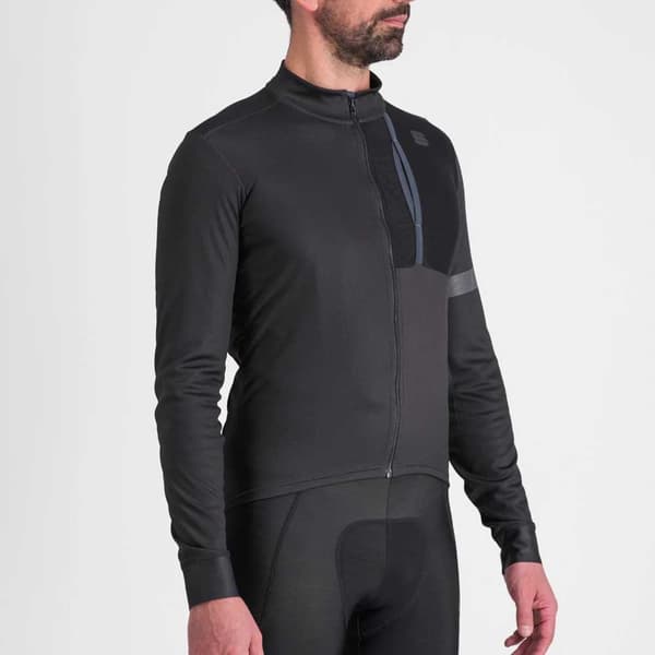 Sportful Langærmet Trøje Supergiara Thermal Sort 2XL Mand