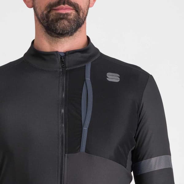 Sportful Langærmet Trøje Supergiara Thermal Sort 2XL Mand