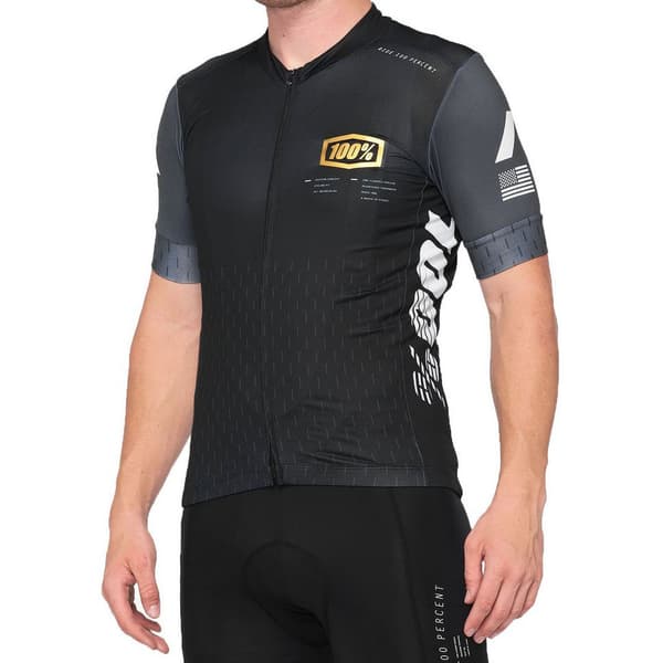 100percent Kortærmet Jersey Exceeda Sort S Mand