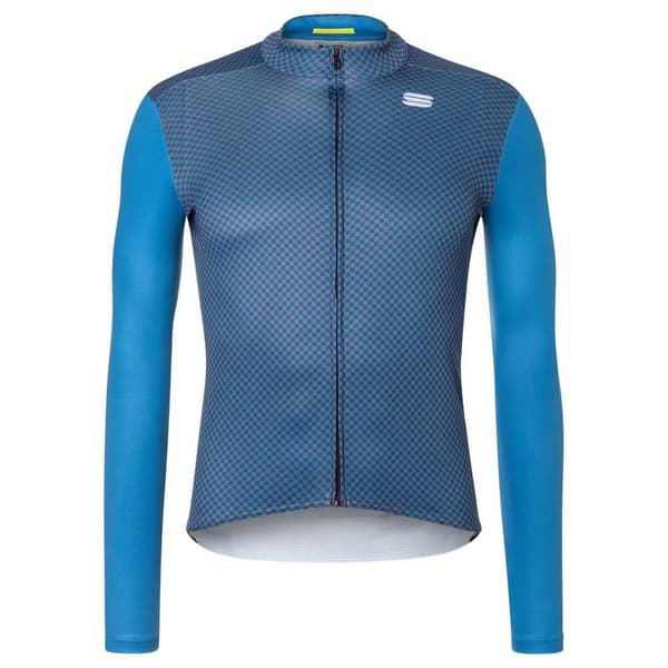 Sportful Langærmet Trøje Checkmate Thermal Blå M Mand