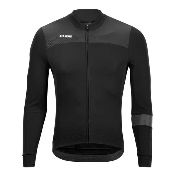 Cube Pitkähihainen Jersey Blackline Musta XL Mies