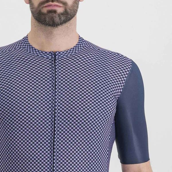 Sportful Kortærmet Trøje Checkmate Blå L Mand
