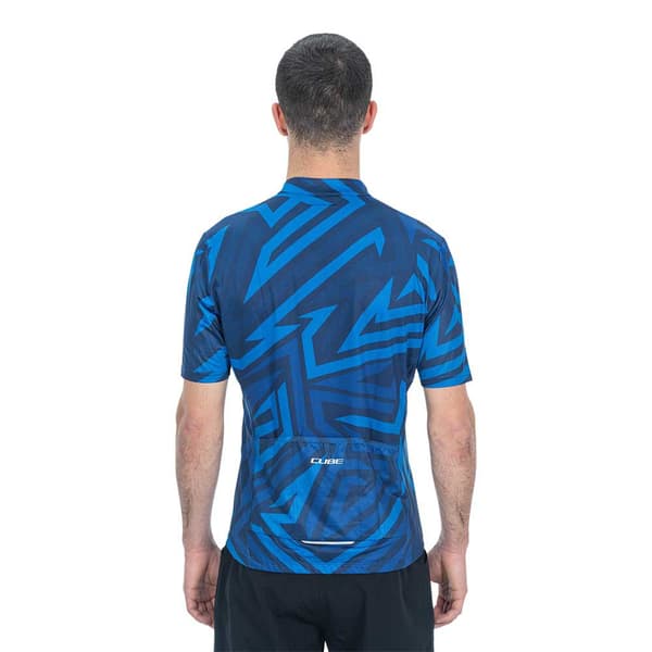 Cube Lyhythihainen Jersey Atx Cmpt Sininen L Mies