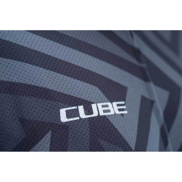 Cube Lyhythihainen Jersey Atx Cmpt Harmaa 2XL Mies