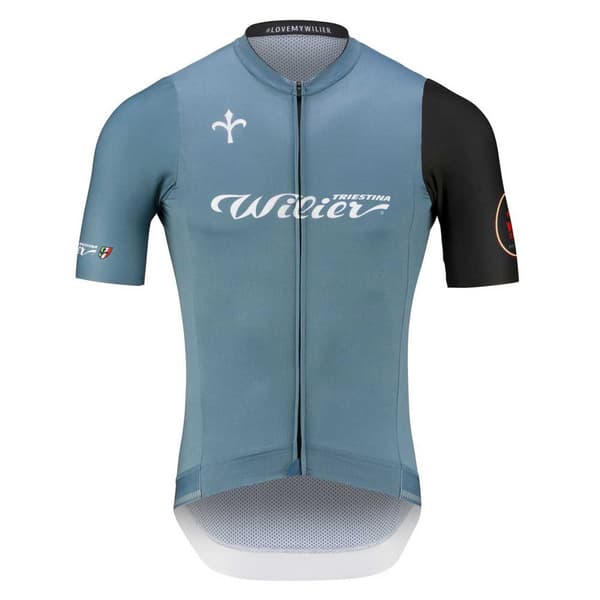 Wilier Kortærmet Trøje Cycling Club Blå S Mand