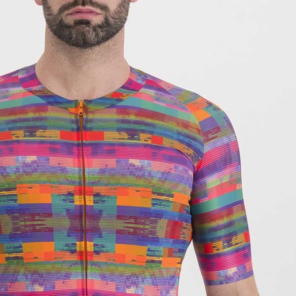 Sportful Kortærmet Trøje Glitch Rosa XL Mand
