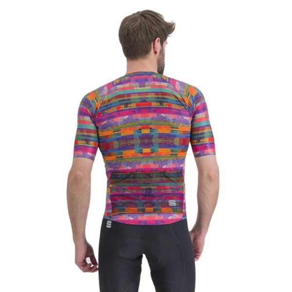 Sportful Kortærmet Trøje Glitch Rosa XL Mand