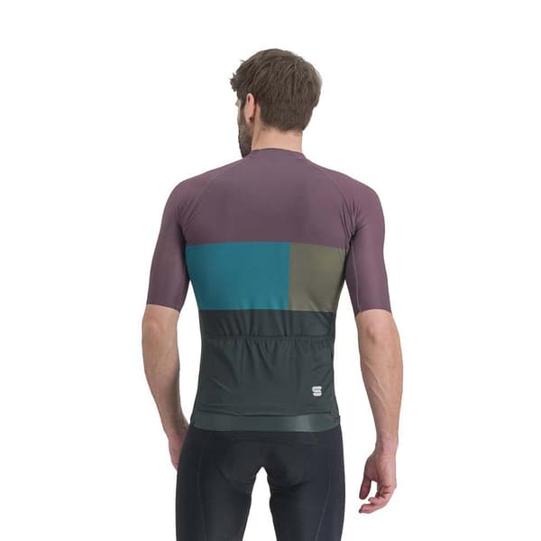 Sportful Kortärmad Tröja Snap Blå,Lila XL Man
